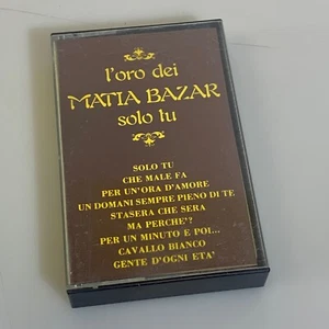 L'oro dei Matia Bazar Solo tu Audio Cassetta Musicassetta - Imagen 1 de 3