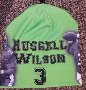 Cappello berretto SEATTLE SEAHAWKS RUSSELL WILSON tobbogan NFLPA - Foto 1 di 1