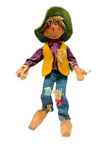 Muñecas Annalee 14" Muñeca de Movilidad Espantapájaros Otoño Regalo Retirado Raro 2016 - Imagen 1 de 12
