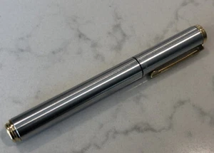 Vintage Sheaffer USA Füllfederhalter (M) Edelstahl mit Goldrand evtl. Auszeichnung - Bild 1 von 9