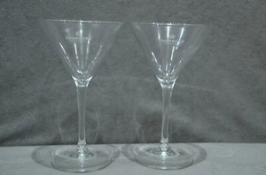 2x Chambord Liqueur Traditional Shaped Martini Glass Cocktail Drink Brand New - Picture 1 of 6