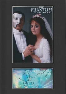 Sarah Brightman HAND SIGNED A4 Mount , Autograph, The Phantom Of The Opera - Picture 1 of 3