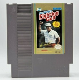 Nintendo NES Lee Trevino&rsquo;s Fighting Golf Tested & Working Authentic SNK 1989
