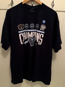 Villanova Univ Wildcats 2018 National Champions Basketball Tee Shirt XL New   - Picture 1 of 6