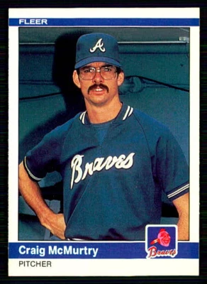 1984 Fleer - Craig McMurtry #184 (RC) - Image 1 of 2