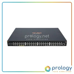 HPE Aruba JL262A 2930F 48-Port PoE+ 4SFP Network L3 Managed Switch w/ Rack Ears - Picture 1 of 6