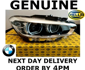 GENUINE BMW 1 Series F20 F21 LCI Hella Adaptive AHL LED Headlight Right 2015-19 - Picture 1 of 3