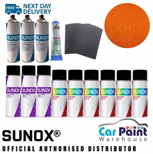 SUNOX® DIY Alloy Wheel Paint Refurb Kit Complete Kit Candy Orange Motorcycle Car - Picture 1 of 2