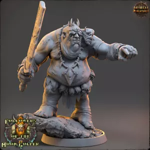 Ogro Gigante Cayark Ravenbrazz and Son - Miniaturas del amanecer - Troll de Wargaming - Imagen 1 de 4