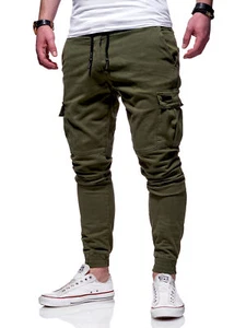 behype. Herren Cargo Chino-Hose Jogger Jeans-Hose 80-8393 NEU - Bild 1 von 16
