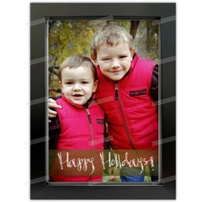 Classic Matt Black 8"x10" Picture Frame Desk Decor Wall Display Concise Design - Picture 1 of 4