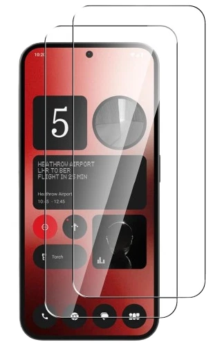 CRACKISN 2x Nothing Phone 2A Panzerfolie Schutzglas 9H Echt Hart Displayschutz Glas