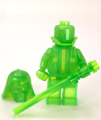Darth Vader Official Lego Star Wars Unreleased Color Satin Green Prototype - Image 1 of 4