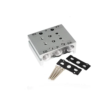 SMC SS5Y3-20-03 Bar Stock Pneumatic Manifold New ✦KD - Picture 1 of 4