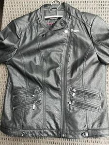 Lederjacke Damen, Kunstleder, 42  - Bild 1 von 7