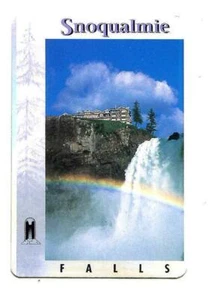 Snoqualmie Falls, Washington State Souvenir Single Playing Card - Picture 1 of 2