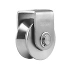 V Groove Caster 3Inch 304 Stainless Steel Sliding Gate Roller Wheel Track Rail R