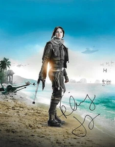 Felicity Jones Signed Star Wars: Rogue One 10x8 Photo - Picture 1 of 1