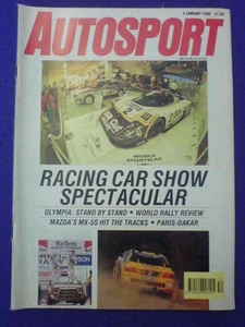 AUTOSPORT - RACING CAR SHOW - 4 Jan 1990 vol 118 # 1 - Imagen 1 de 1