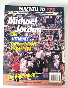 Michael Jordan Chicago Bulls Farewell To #23 Gold Collectors Series Magazine - Picture 1 of 5