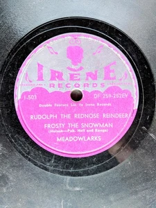CHRISTMAS 78: MEADOWLARKS Rudolph/Frosty NEIGHBORS Silent Night/White Christmas - Picture 1 of 4