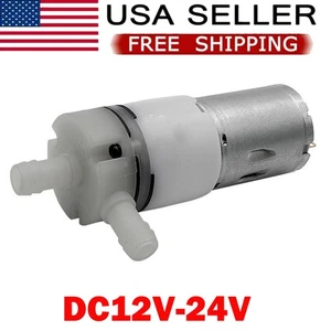 DC12-24V Micro 370 Diaphragm Self Priming Pump Water Suction Pressure Pump US - Picture 1 of 17