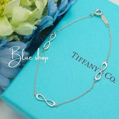 Tiffany & Co. Endless Infinity Chain Bracelet 7.2" Sterling Silver 925 - Image 1 of 4