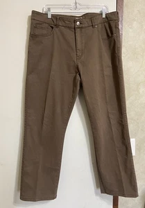 Peter Millar Pants Mens 38 Brown Performance Stretch 5-Pocket Golf Cotton - Picture 1 of 12