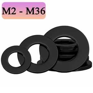 M2-M36 Black Carbon Steel High Strength 8.8 Flat Washers for Mechanical Industry - Picture 1 of 73