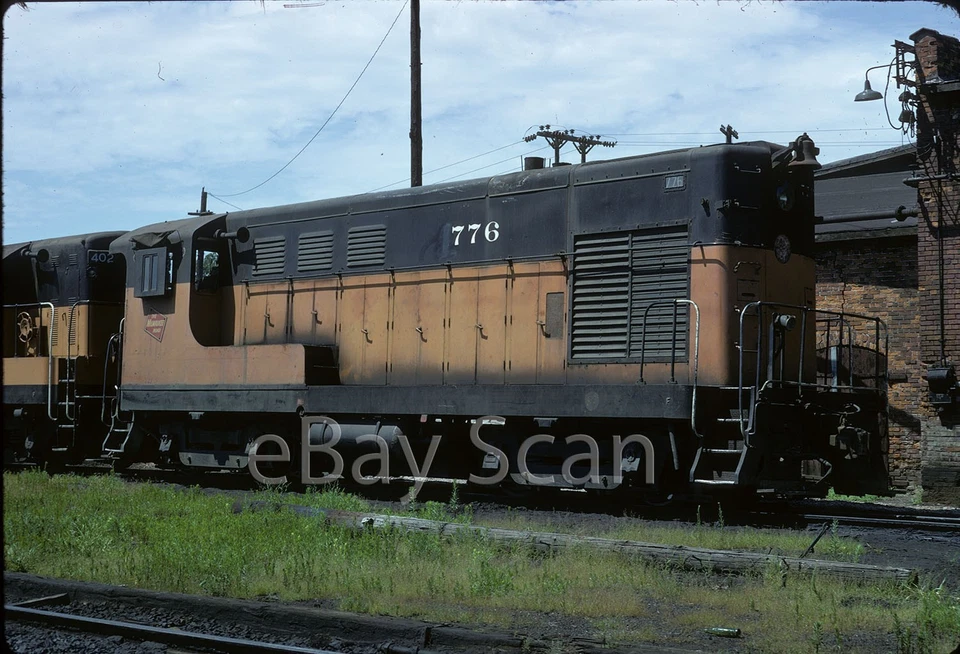 Diapositiva original - MILW Milwaukee Road FM H10-44 776 Savanna, IL 1974 Foto 1 de 1