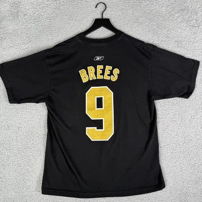 Vintage Drew Brees New Orleans Saints Jersey Shirt Men's Large NFL Reebok - Image 1 of 4