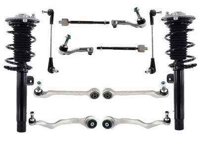 For BMW 328i 12-16 Rear Wheel Drive Front Struts Control Arms Tie Rods & Link - Image 1 of 4