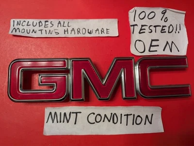 ✅OEM 2002-2009 GMC ENVIY PARRILLA DELANTERA EMBLEMA 0160590 0378690 015005589 EXCELENTE Foto 1 de 4