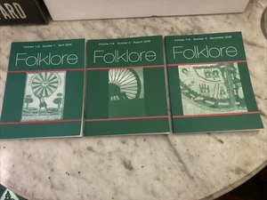 Folklore Journal, Volume 119, Issues 3 (2008) Softcovers. April to December - Picture 1 of 7