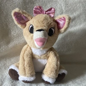 Rudolph the Red Noses Reindeer Clarice Plush Aprx 9” Toy Factory Pink Sparkles - Bild 1 von 13