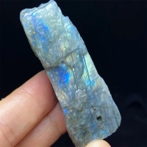 68g Natural Blue Labradorite Quartz Crystal healing reiki stone i943 - Picture 1 of 5