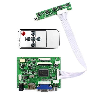 Fit To 800x480 40Pin 50P TTL Connector HD VGA 2AV LCD Driver Board - Image 1 of 3