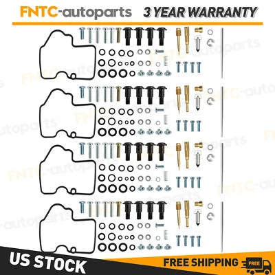 Fit For Yamaha YZF R6 600 1999-2002 Carburetor Carb Repair Rebuild Kit 4 sets US Foto 1 de 4