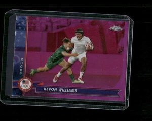 2024 Topps Cromo Olimpiadas #111 Kevon Williams Rosa Refractor - Imagen 1 de 2