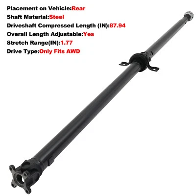 Rear Drive Shaft for 2005-06 Chevrolet Equinox for Pontiac Torrent AWD 2232mm Foto 1 de 4