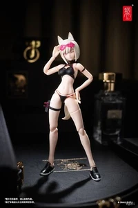 Snail Shell G.N.Project WOLF Black Swimsuit 1/12 Complete Action Figure Model! - Picture 1 of 15