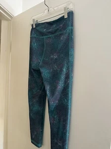 Ideology Leggings Girls Size Medium 10-12 Active Wear Pull On Blue - Picture 1 of 3