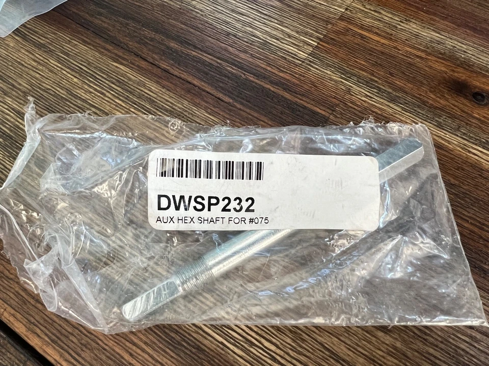 DWSP232, bass drum aux pedal hex shaft - Image 1 of 1