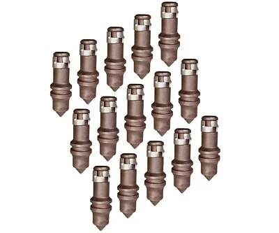 15 Conical/Rotating Carbide Bits replaces RL09, 20MMØ Shank for Trencher/Auger - Image 1 of 2