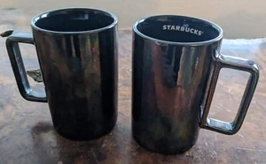 Starbucks Iridescent Rainbow Textured Mugs 2020  4.75"  Set Of 2 - Picture 1 of 11