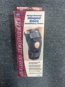 FLA Sports Neoprene Wrap-Around Hinged Knee Stabilizing Brace Small - NEW DS - Picture 1 of 2