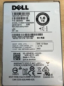 DELL 1.6TB SAS 12GBPS SSD 0SY7Y10A - Photo 1/1