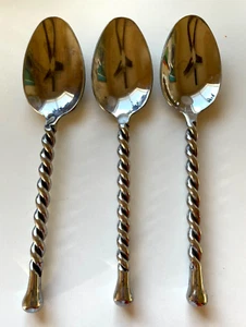 Carrusel Hampton Plaversmith TRES CUCHARAS SOPERAS GRANDES OVALADAS Mango Giratorio Inoxidable - Imagen 1 de 6
