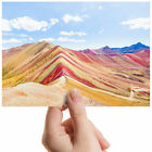 Rainbow Mountains China Small Photograph 6" x 4" Art Print Photo Gift #3602