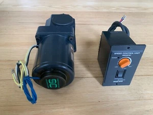 ORIENTAL MOTOR WITH GEAR HEAD & CONTROLLER 115VOLT - Picture 1 of 7